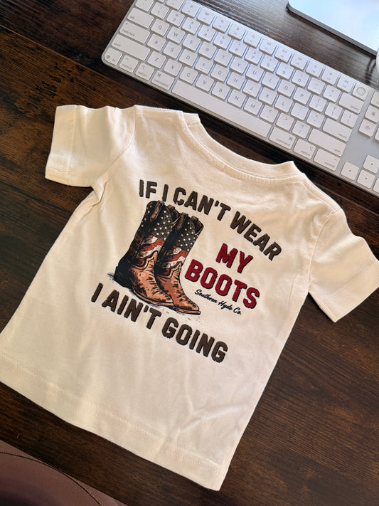 'If I Can't Wear My Boots' Tee