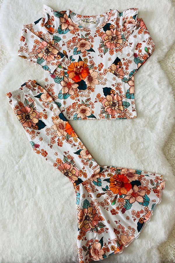 Floral Bell Bottom Set