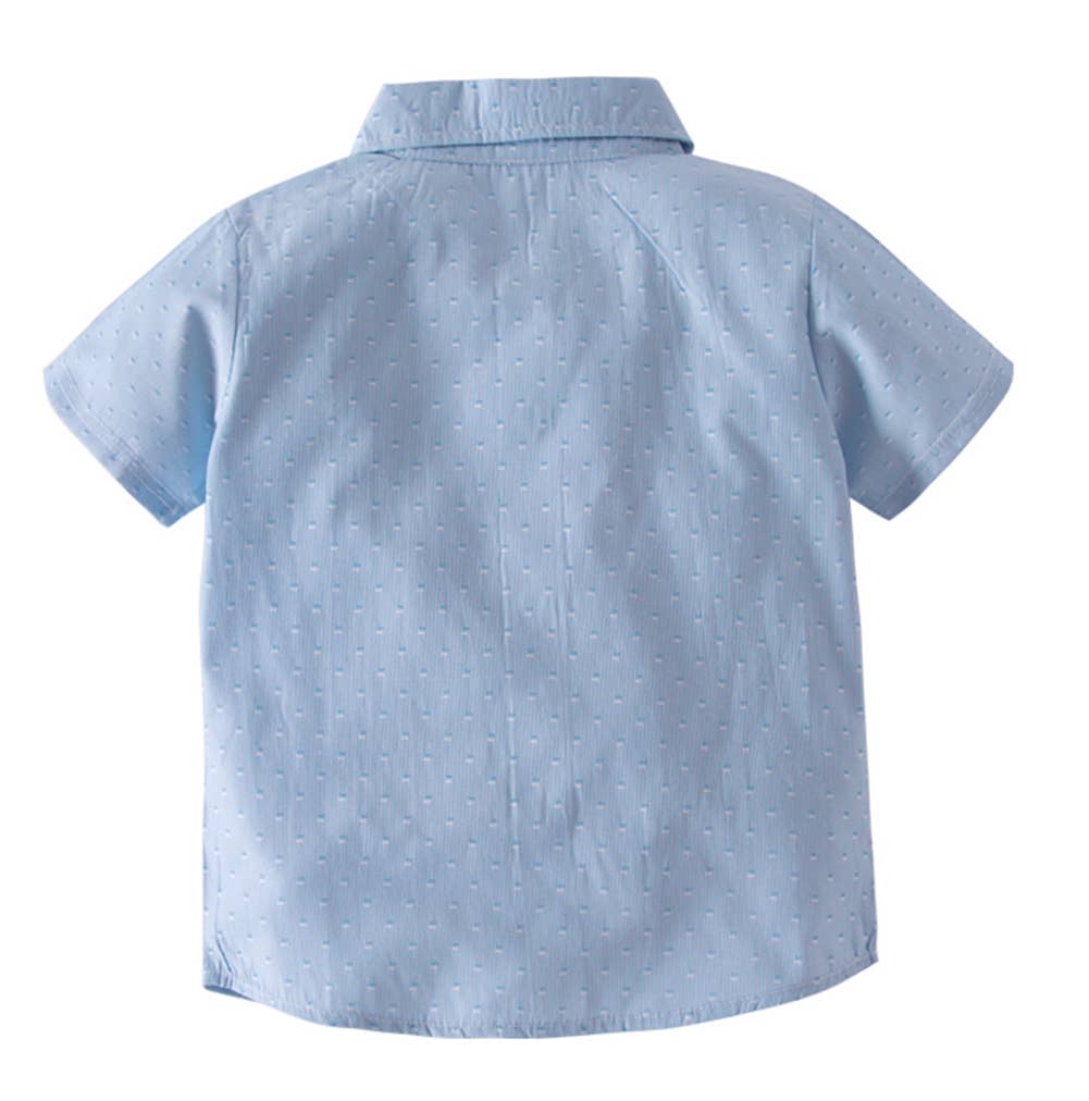 Blue Bubble Button-Up