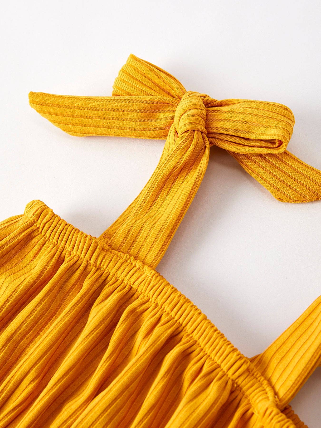 Yellow Bow and Floral Set