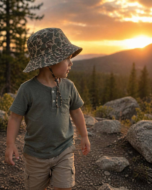 Toddler Duck Camo Bucket Sun Hat