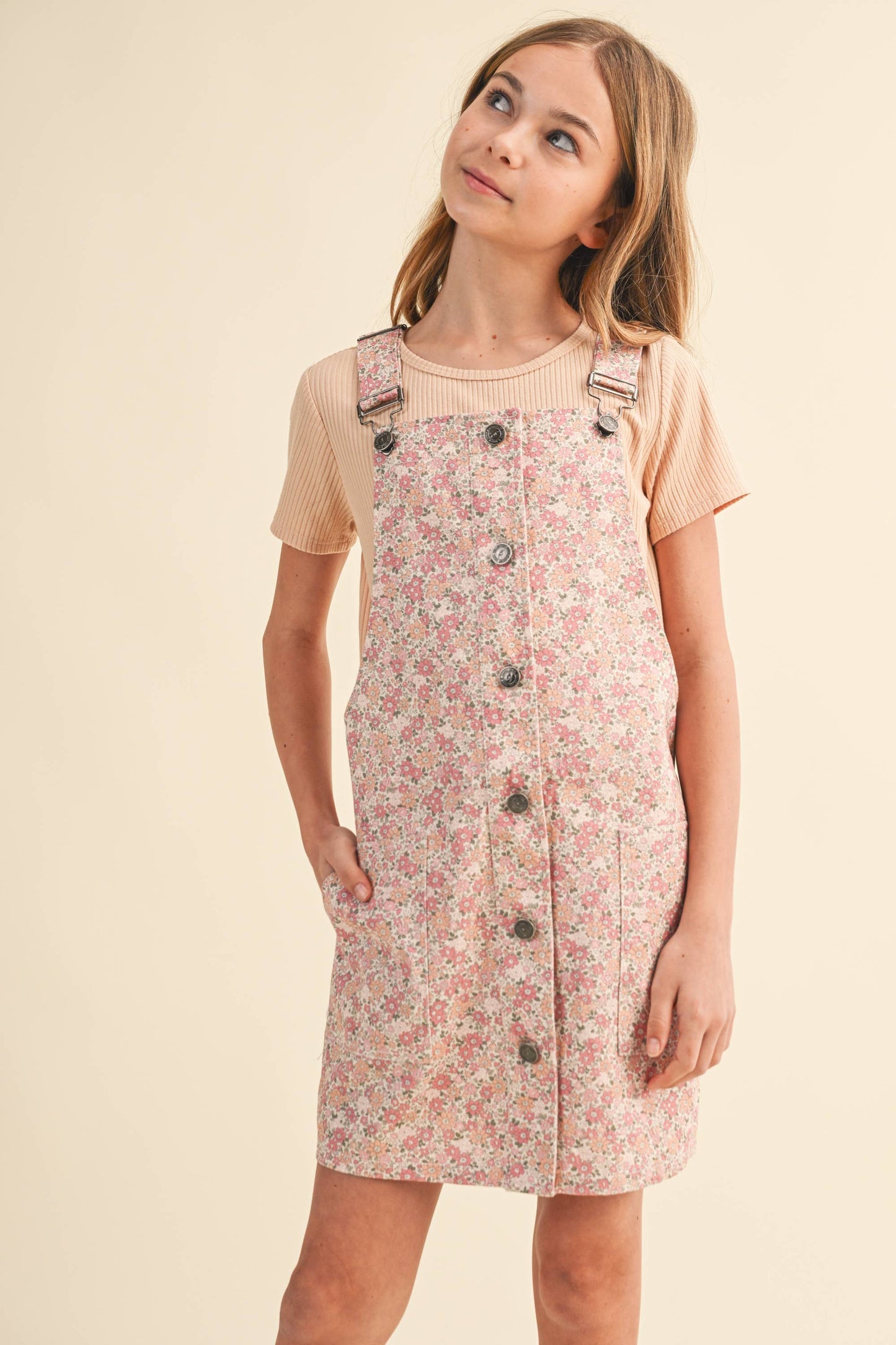 Floral Overall Dress