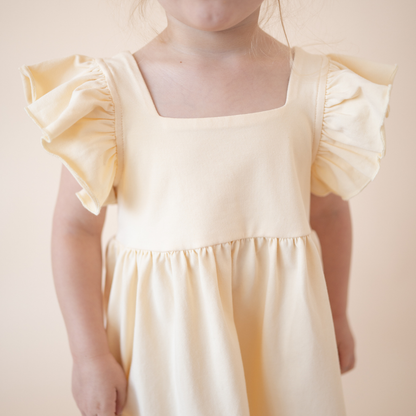 Organic Cotton Flutter Dress