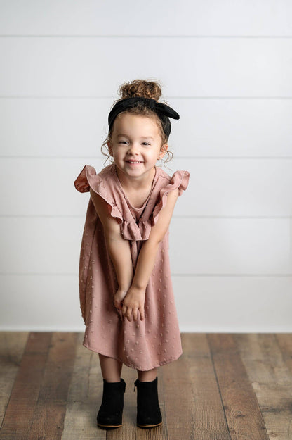 Blush Ruffle Dress