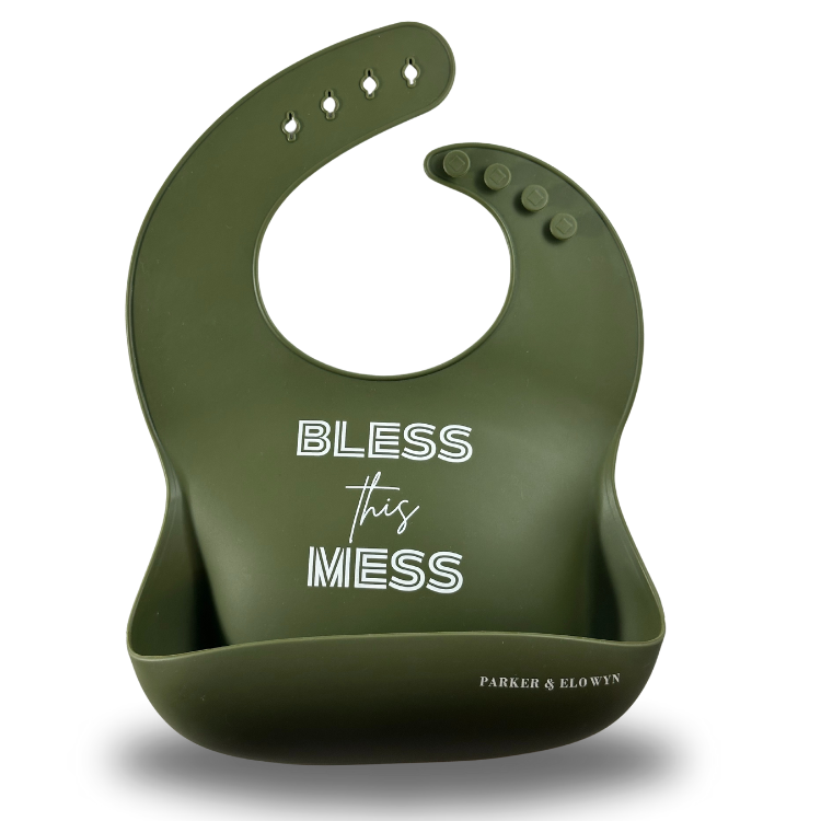 Bless this Mess Silicone Bib