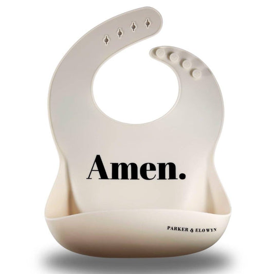 Amen. Silicon Bib