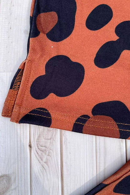 Leopard Bell Bottom Set