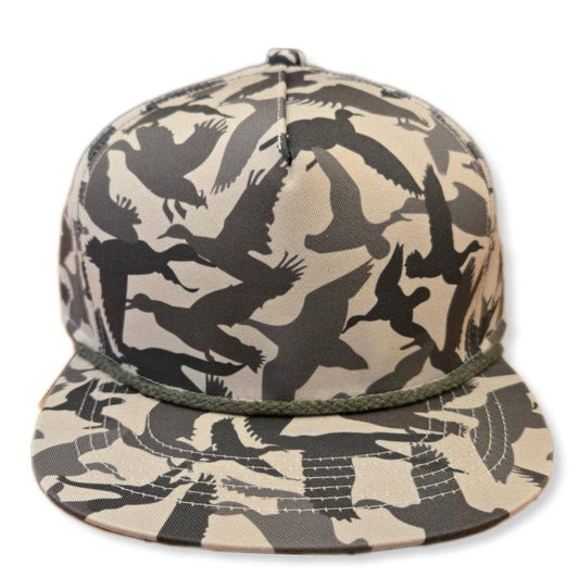 Kids Toddler Duck Camo Camouflage Snapback Hat
