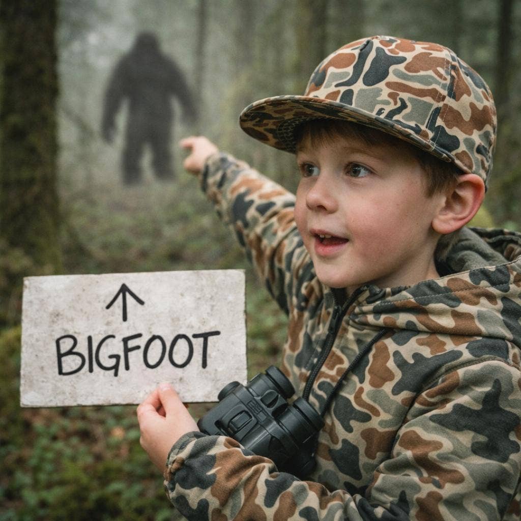 Sasquatch Camo Hat