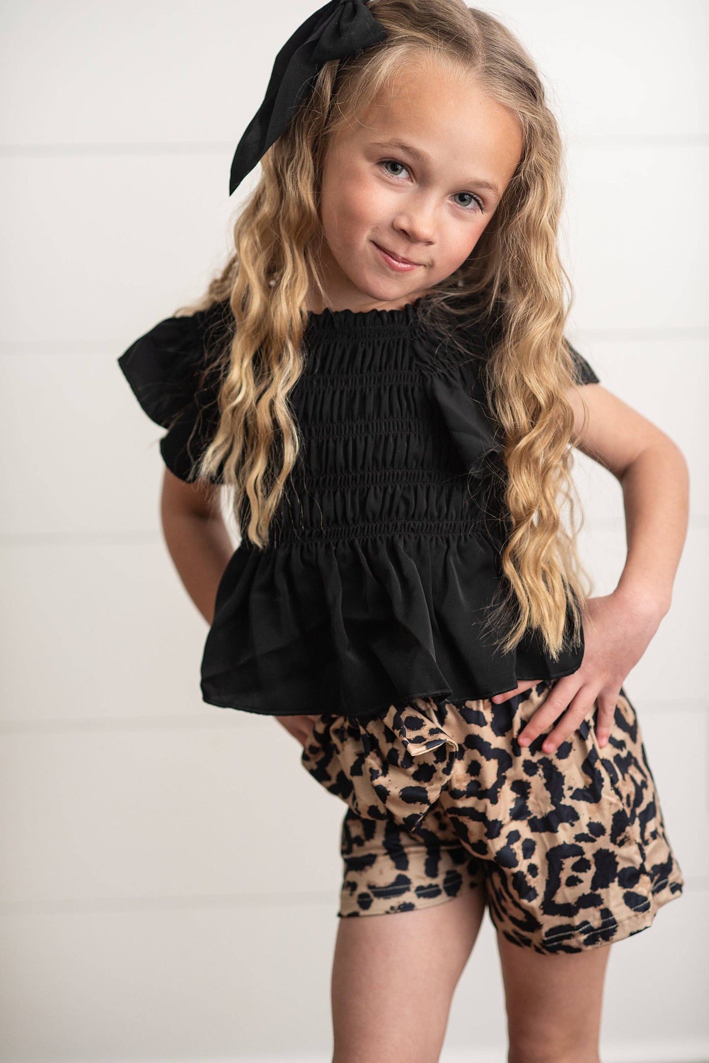Cheetah Shorts Set