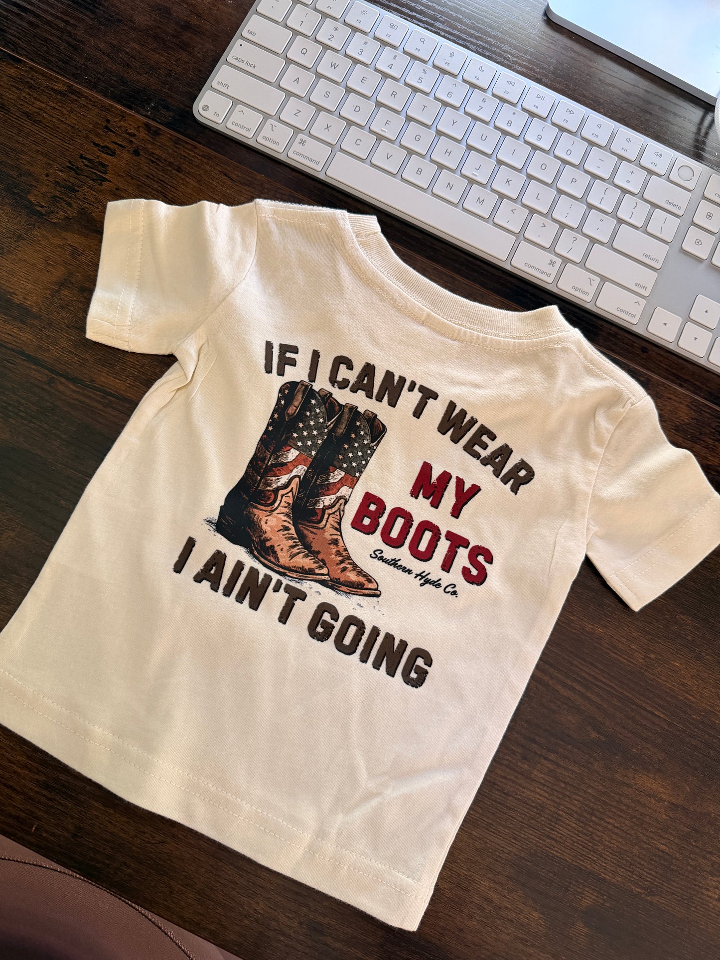 'If I Can't Wear My Boots' Tee