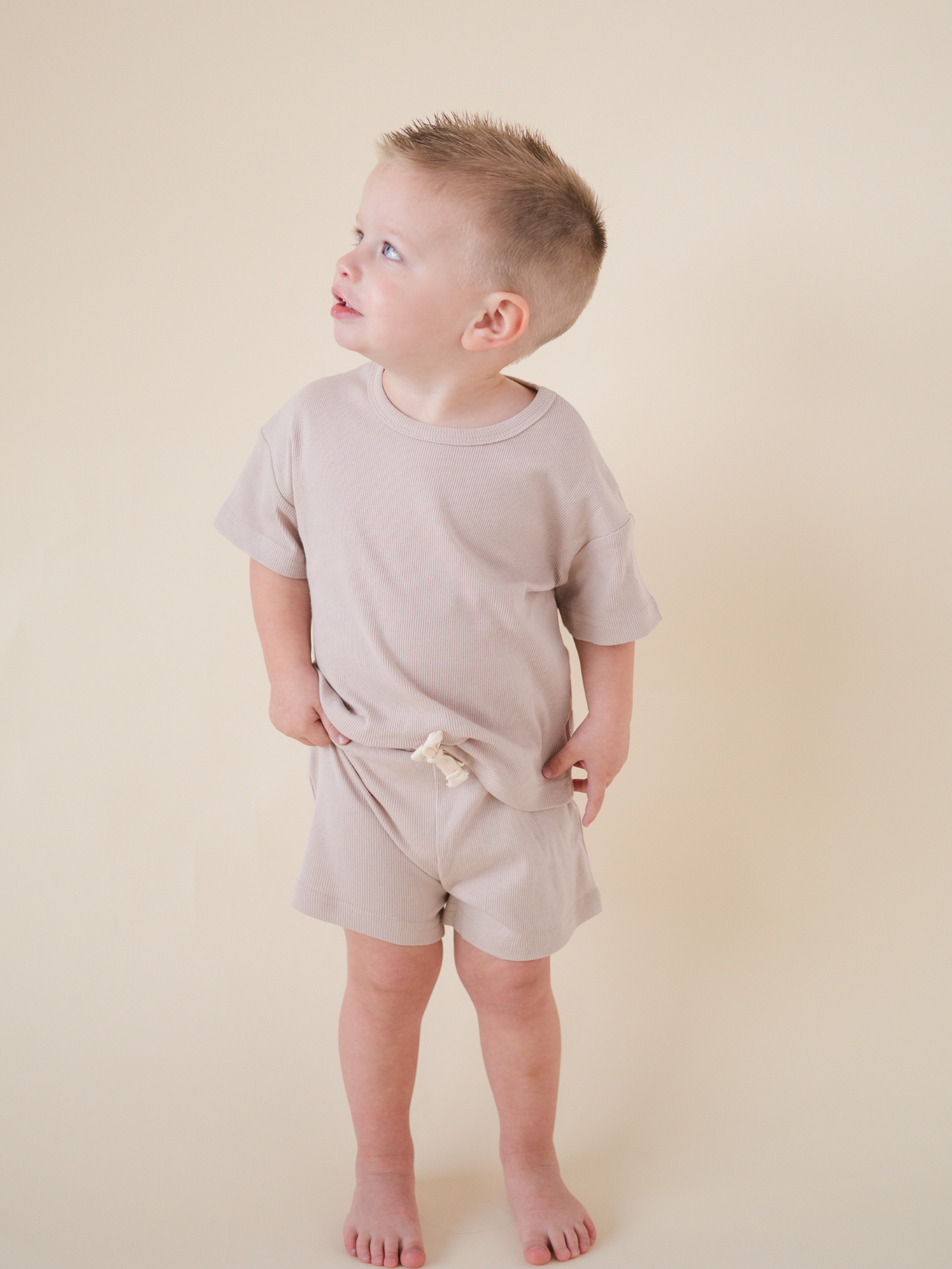 Organic Cotton Short Set | Oatmeal