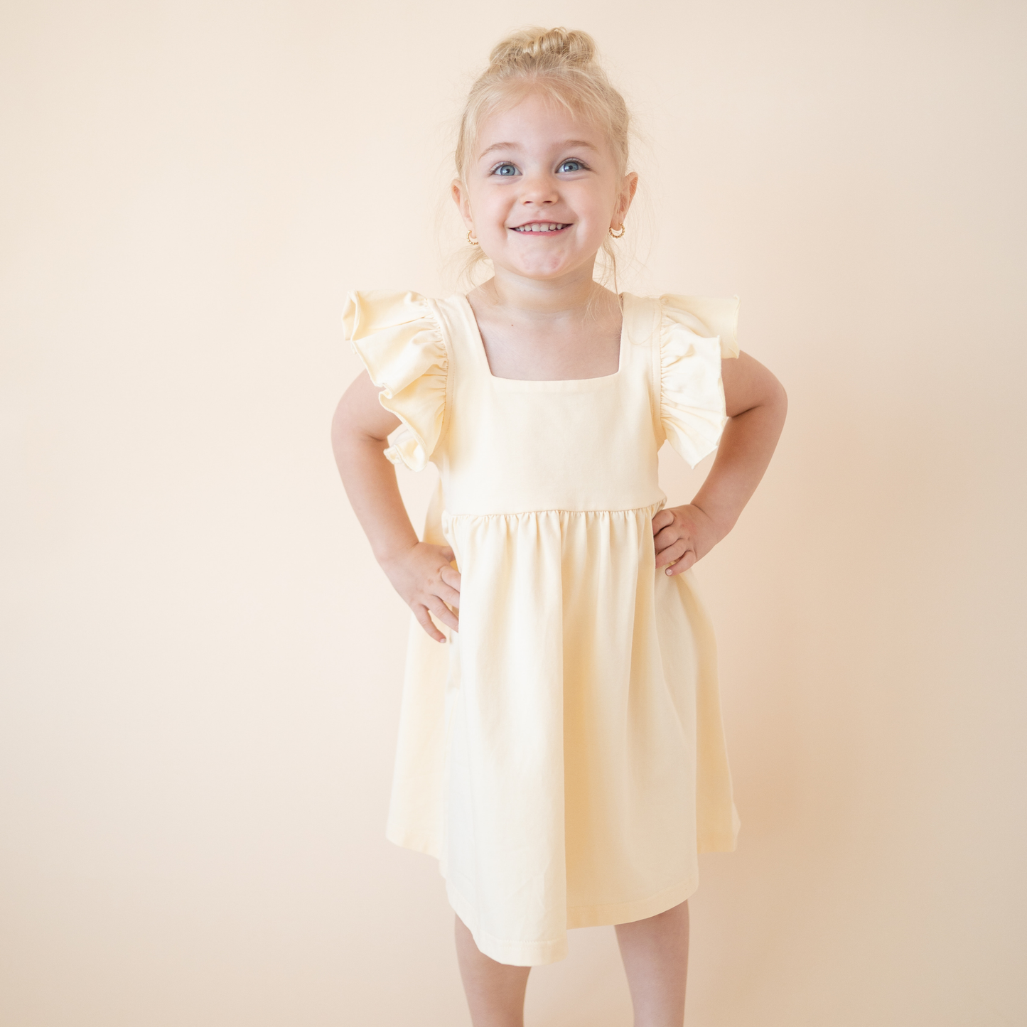 Organic Cotton Flutter Dress