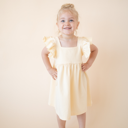 Organic Cotton Flutter Dress