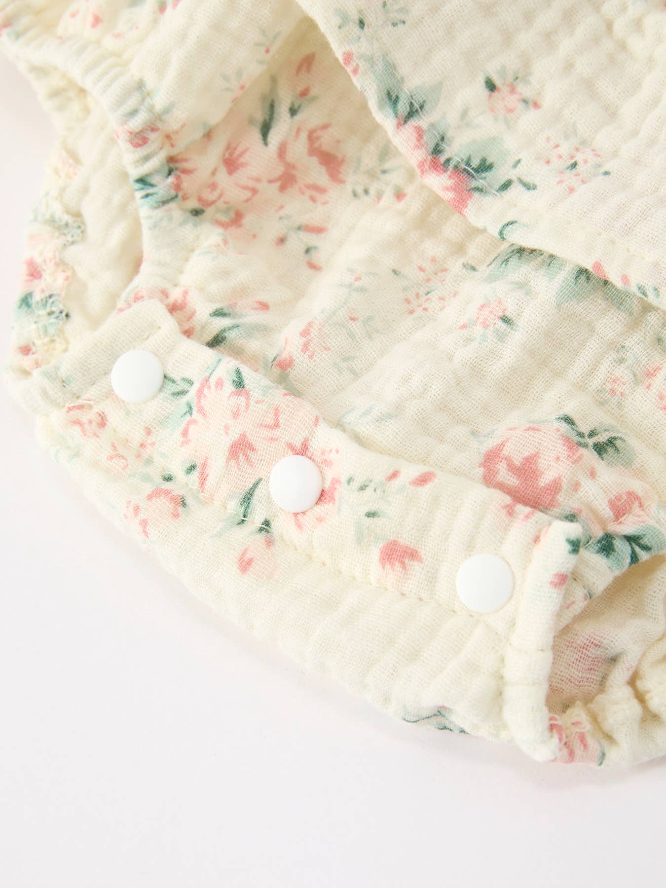 Granny’s Floral Romper + Hat Set