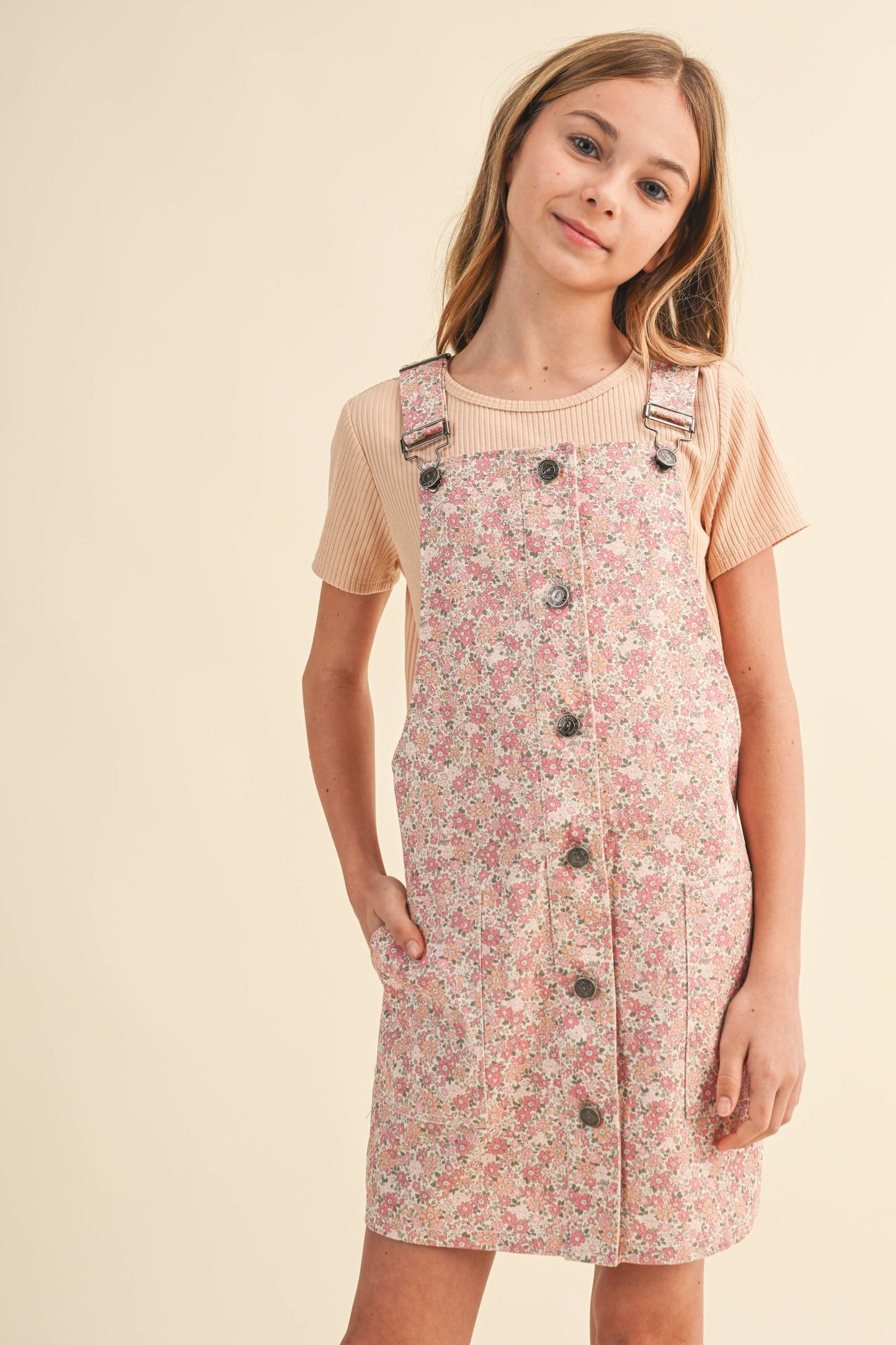 Floral Overall Dress