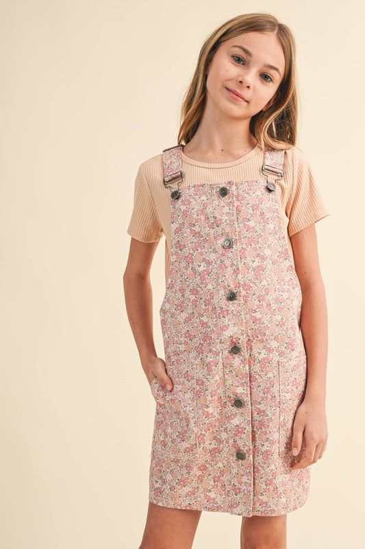 Floral Overall Dress