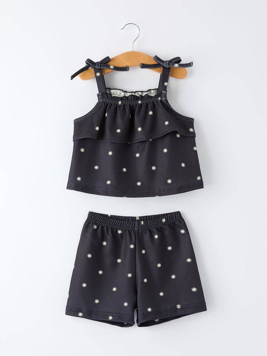 Summer Daisy Tank + Shorts Set