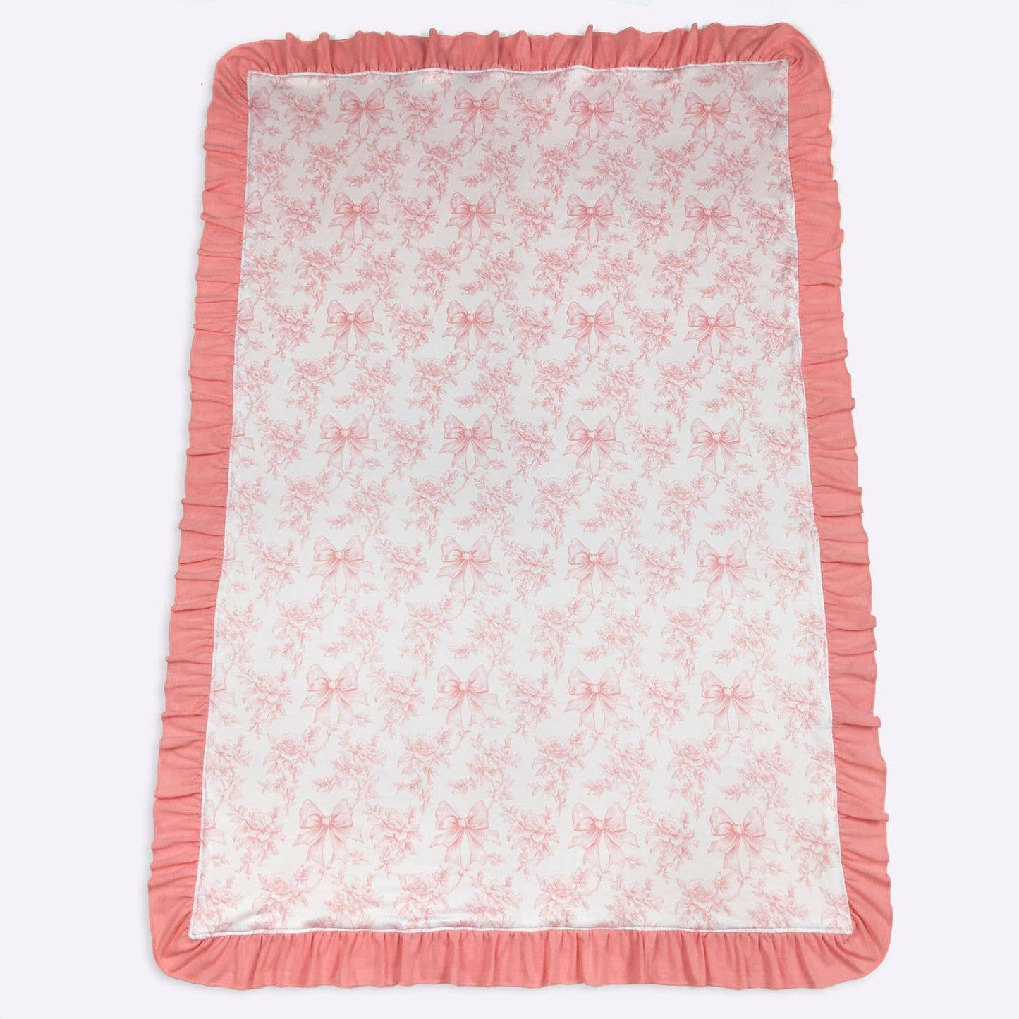 Ruffle Bow Blanket