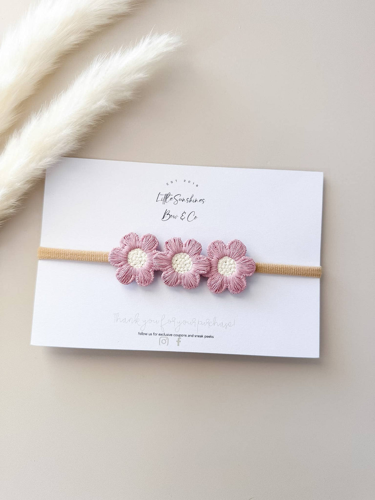Red Flower Hair Clips