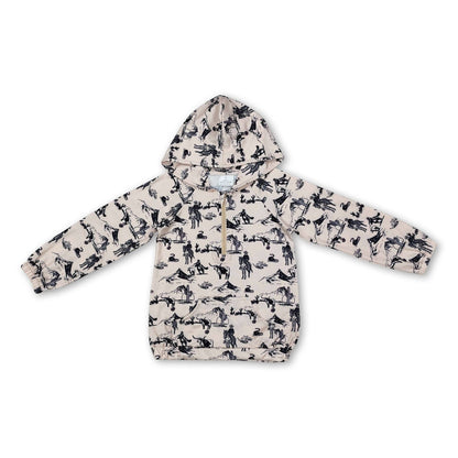 Western Rodeo Quarter Zip