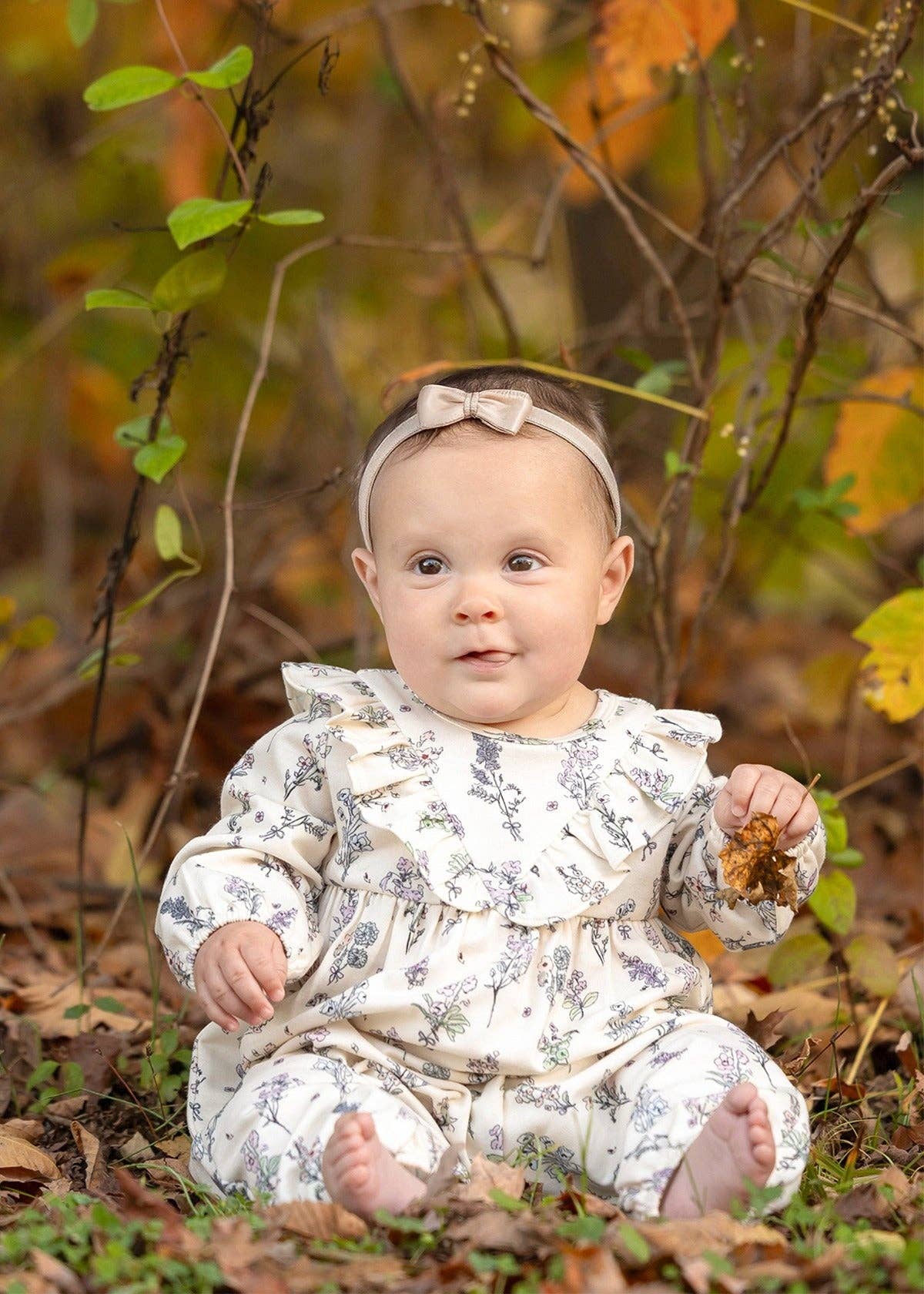 Gracie's Floral Romper