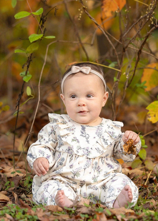 Gracie's Floral Romper