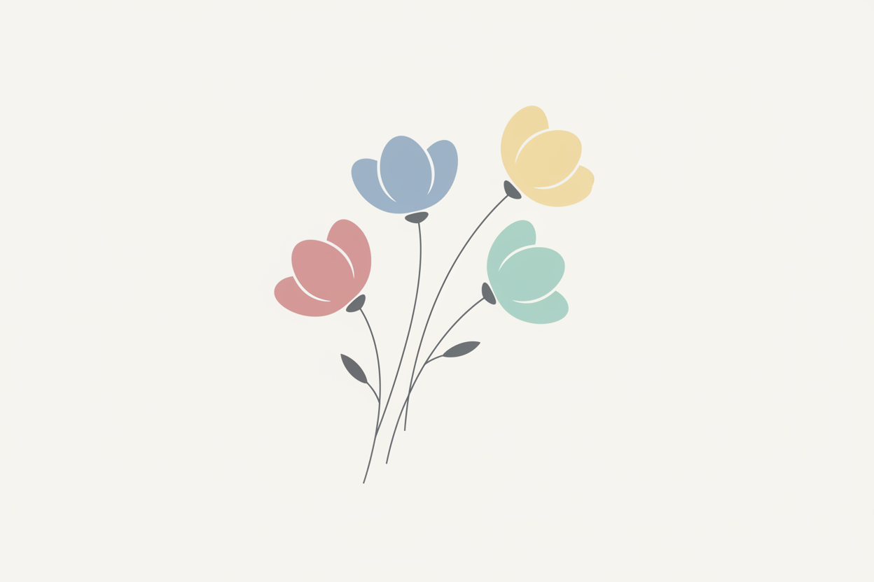 Simplistic floral design
